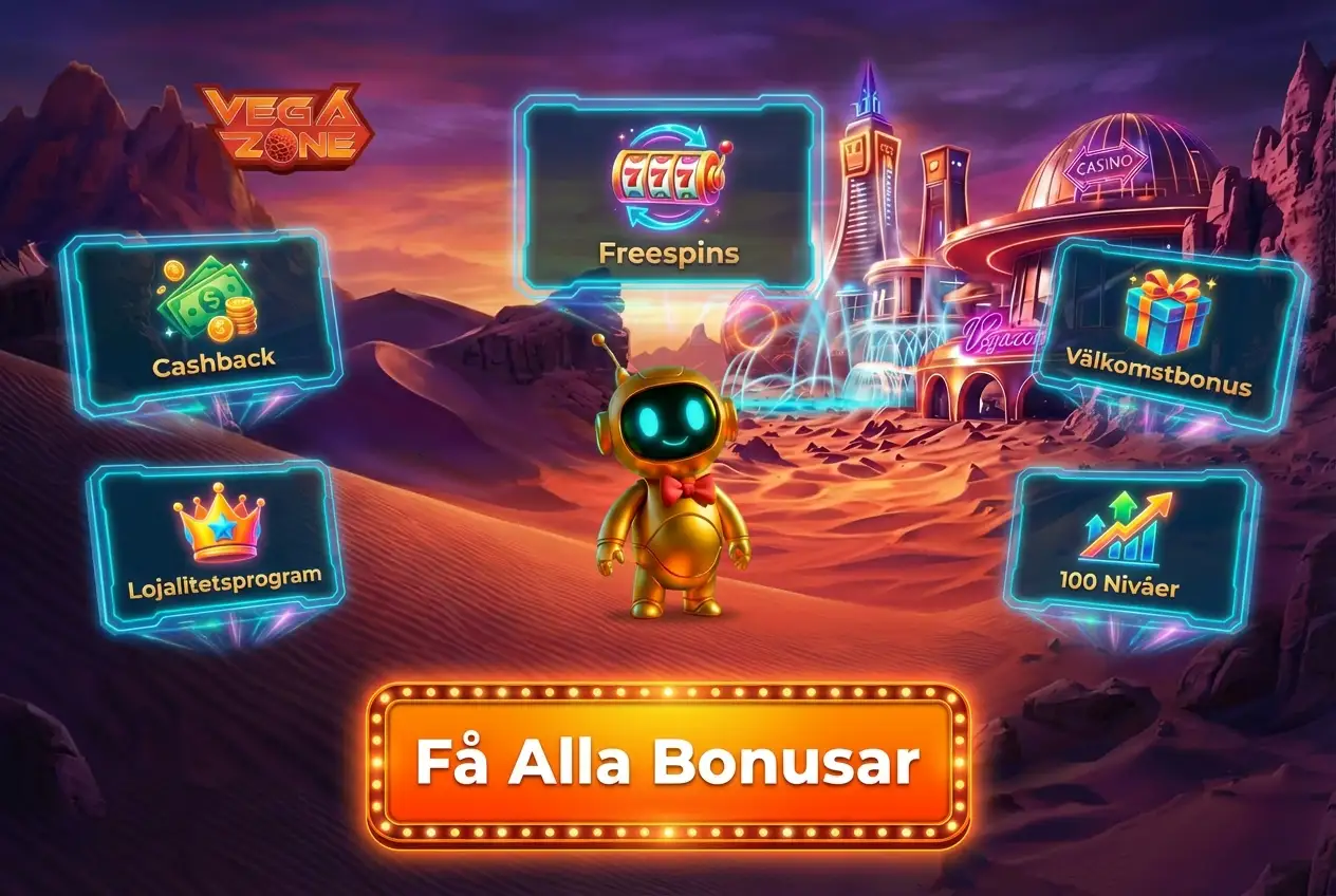 Alla bonusar på Vegazon Casino